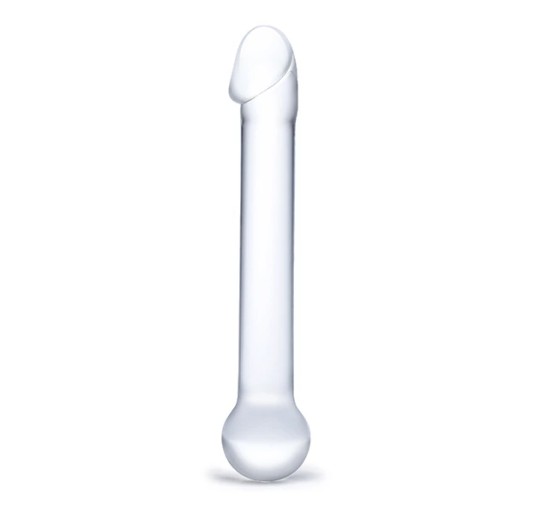 Szklane dildo - Glas Realistic Head